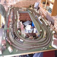 00 hornby railway layout for sale