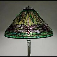 tiffany table lamp dragonfly for sale