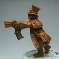 steampunk miniatures 28mm for sale
