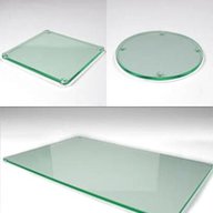 round glass placemats for sale