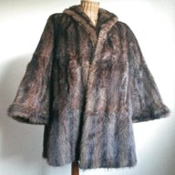 musquash fur coat for sale