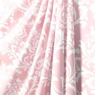 pink damask curtains for sale