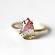 watermelon tourmaline ring for sale