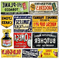 metal advertising signs for sale