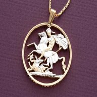 st george pendant for sale
