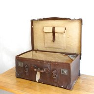 old leather luggage for sale