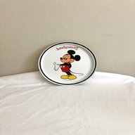 vintage mickey mouse plate for sale