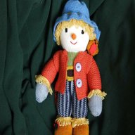hand knitted scarecrow for sale