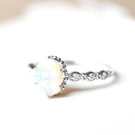 opal engagement rings for sale