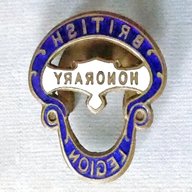 british legion honorary badge for sale