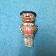 vintage carved figure bottle stopper for sale