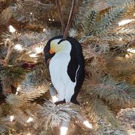 large penguin ornament for sale