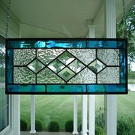 stained glass window hanging for sale