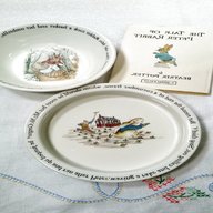 vintage beatrix potter plates for sale
