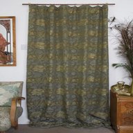 william morris lined curtain for sale