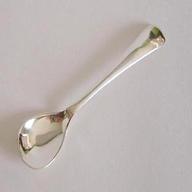 antique silver mustard spoon for sale