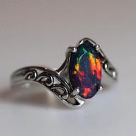 black opal ring for sale