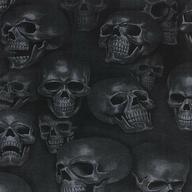 black skull fabric for sale
