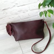 burgundy leather shoulder bag for sale