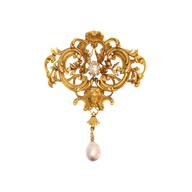 victorian gold brooch for sale