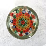vintage millefiori paperweight for sale