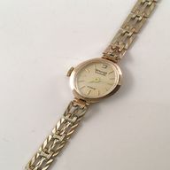 accurist 9ct gold watch for sale