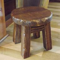 pine stool for sale