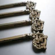 vintage curtain rods for sale