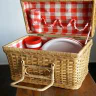 wicker picnic basket for sale
