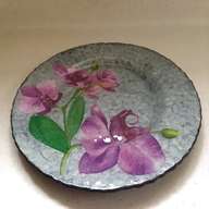 ornamental glass plates for sale