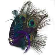 peacock feather fascinator for sale
