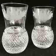 edinburgh thistle crystal whisky glass for sale