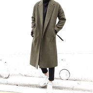 mens long cashmere and wool coat for sale