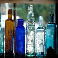 vintage glass medicine bottles for sale