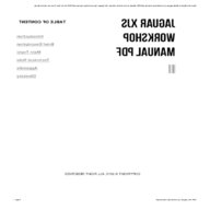 xjs workshop manual for sale