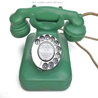 green bakelite telephone for sale