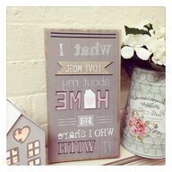 large shabby chic signs for sale