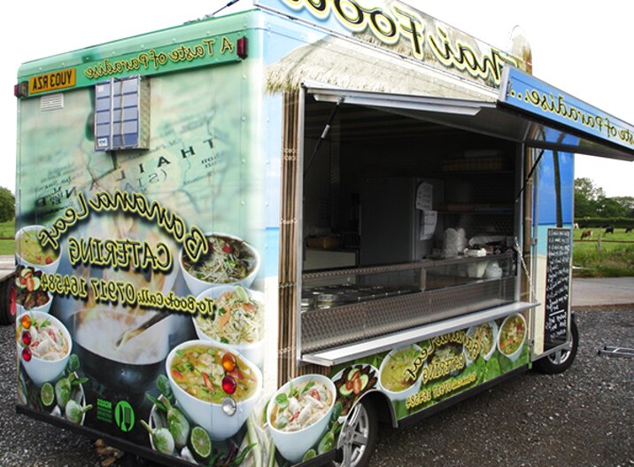 kebab van for sale with pitch