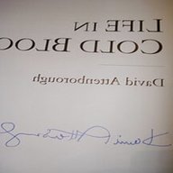 david attenborough signed for sale