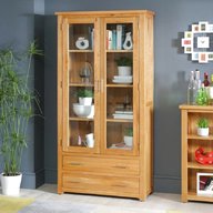 oak display cabinet for sale