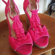 hot pink wedges for sale