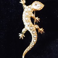 lizard brooch swarovski for sale