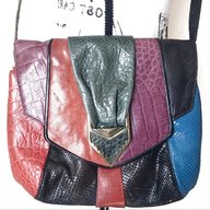 multi colored leather handbags for sale
