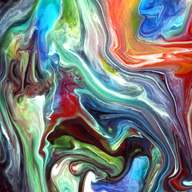 fluid painting for sale
