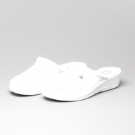 ladies white leather mules for sale