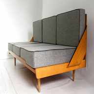 mid century sofa bed for sale