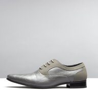 mens grey leather shoes for sale