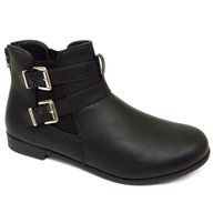 flat black pixie boots for sale