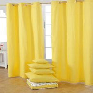 yellow ready curtains for sale