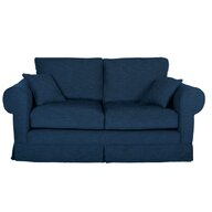 navy blue 2 seater sofa for sale